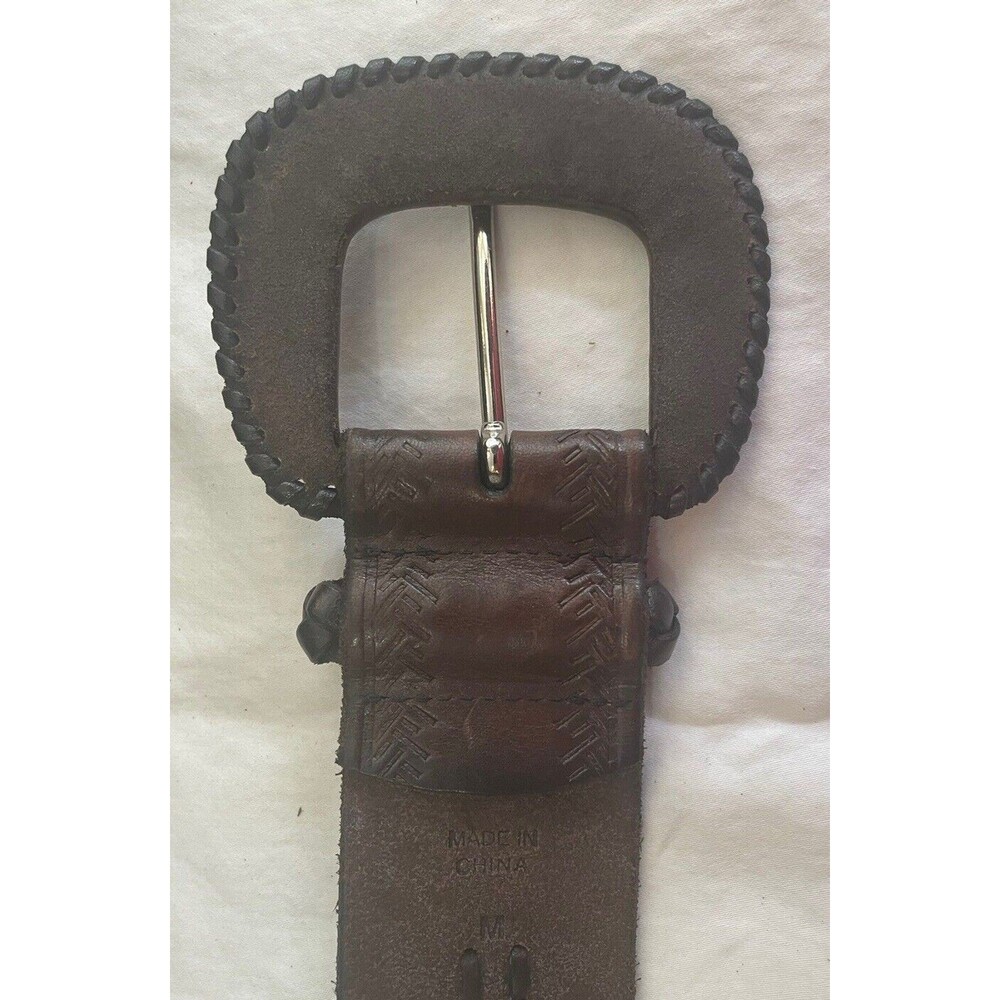 Lauren Ralph Lauren Brown Leather Belt Size M - Picture 9 of 11